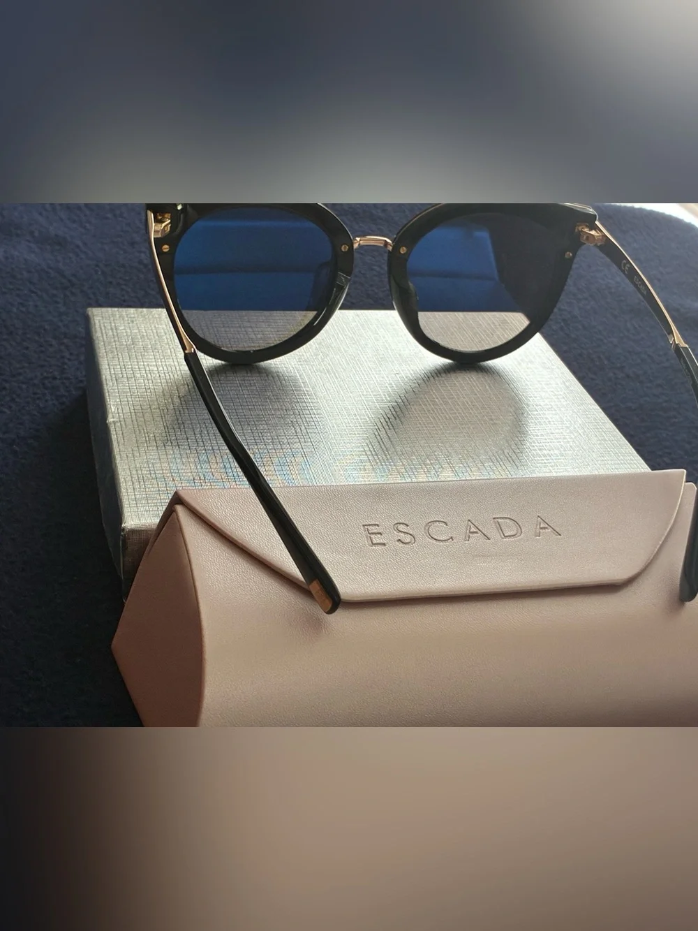 Escada Blue Lens Women's Sunglasses 64-15/145